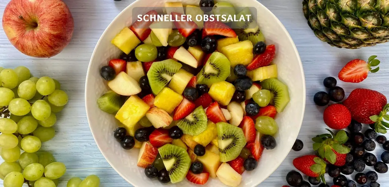 Schneller Obstsalat – Tropischer Früchte-Mix