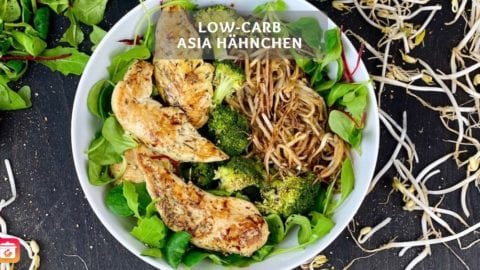 Low-Carb Asia Hähnchen - Asiatisches Muskelaufbau Rezept