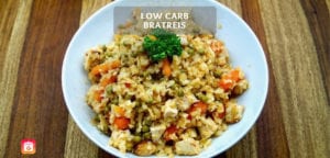 Low Carb Bratreis – Gesundes Low Carb Reis Rezept Low-Carb Bratreis – Gesundes Low-Carb Reis Rezept