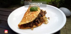 Der Low Carb Frühstücks-King: Low Carb Champignon Omelett