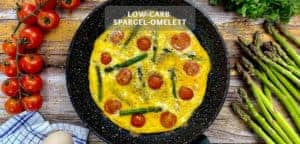 Low-Carb Tomaten-Spargel-Omelett – Omelett mit grünem Spargel