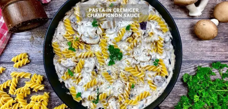 Pasta in cremiger Champignonsauce – Einfach und lecker