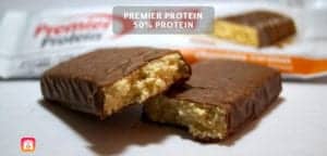 Premier Protein- 50% Protein Proteinriegel test- Chocolate Caramel