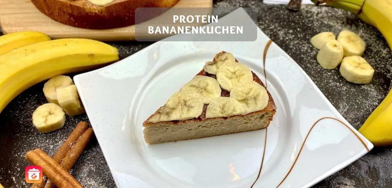 Protein Bananenkuchen - Gesundes Bananenkuchen Rezept