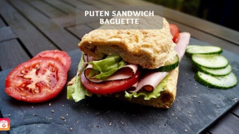 Puten Sandwich Baguette - Selbst gemachtes Subway Sandwich Rezept