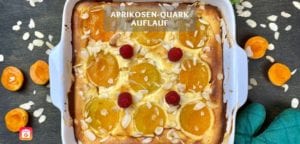 Quark-Aprikosen Auflauf