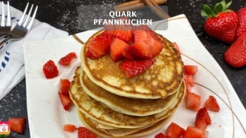 Quark Pfannkuchen - Gesunde Protein Pancakes #1 mit Quark