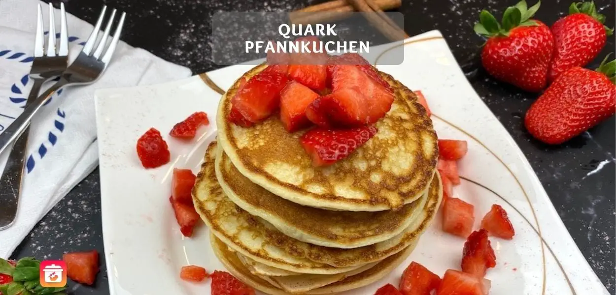 Quarkpfannkuchen - Gesunde Protein Pancakes mit Quark
