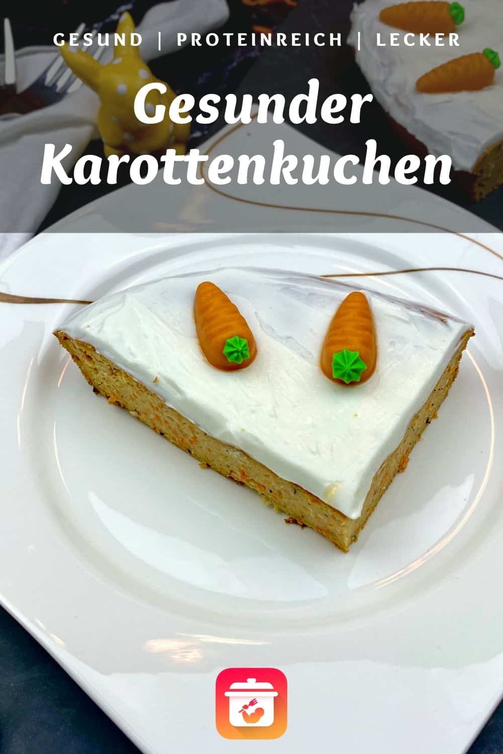 Gesunder Karottenkuchen - Oster Rüblikuchen