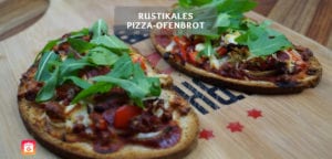 Rustikales Pizza-Ofenbrot - Gesundes Ofenbrot Rezept