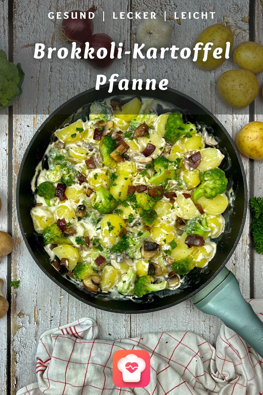 Brokkoli-Kartoffel Pfanne