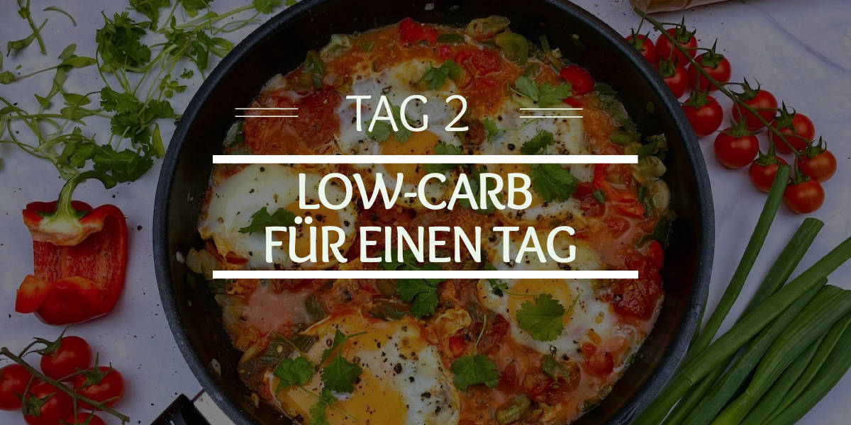 Tag 2 Low-Carb für einen Tag