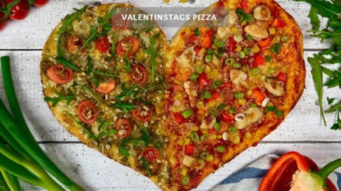 Valentinstags-Pizza - Leichtes Valentinstag Rezept
