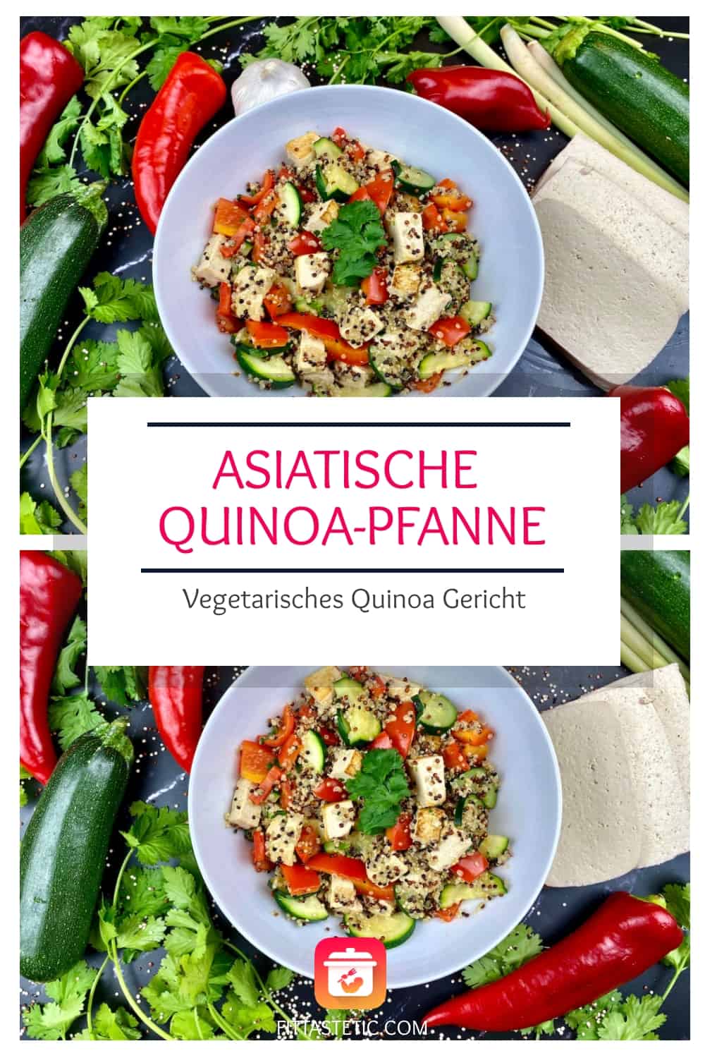 Asiatische Quinoa-Pfanne - Vegetarisches Quinoa Rezept