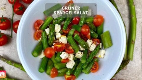 Grüner Spargelsalat - Schneller Spargelsalat mit Feta