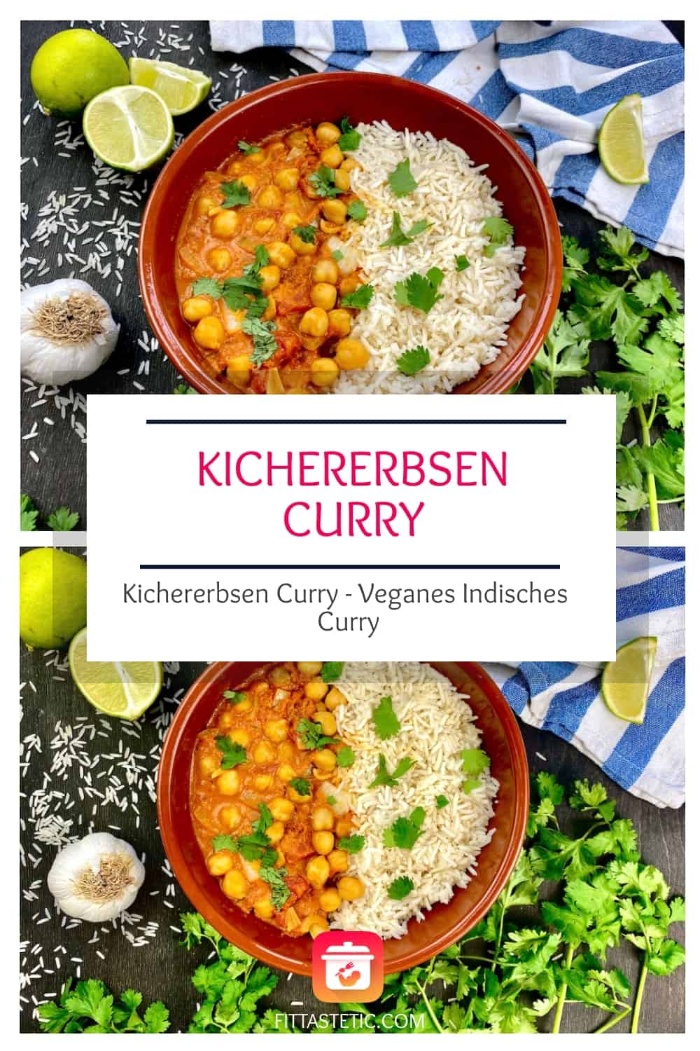 Kichererbsen-Curry - Veganes Indisches Curry